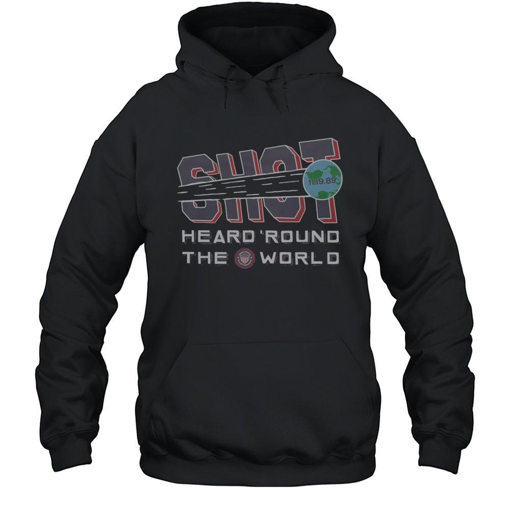 Official US Soccer Shot Heard Round The World 11.19.89 T-Shirt Unisex Hoodie