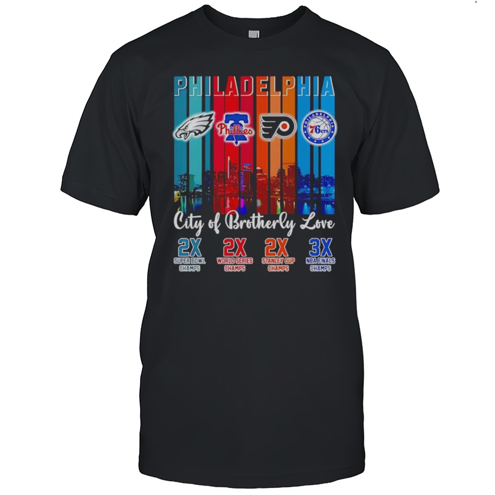 Philadelphia City Of Brotherly Love Shirt