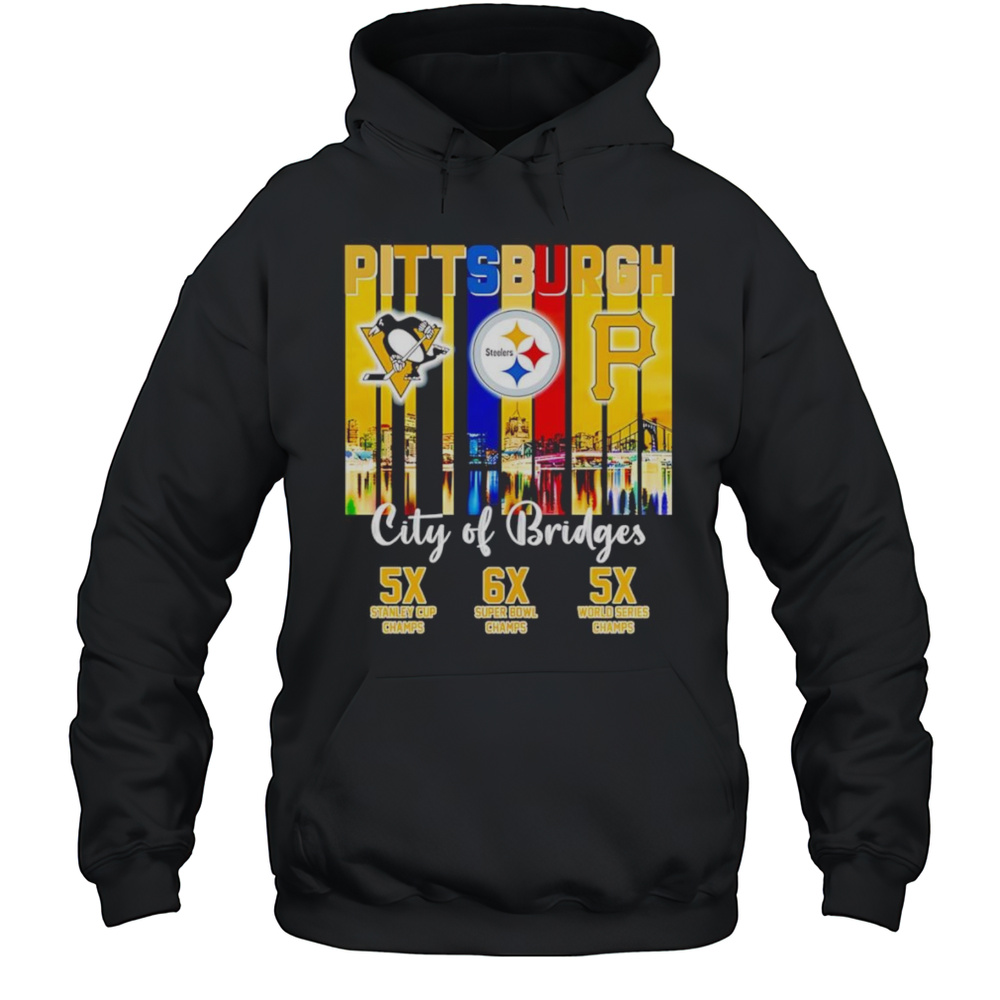 Pittsburgh City Of Bridges Shirt Unisex Hoodie