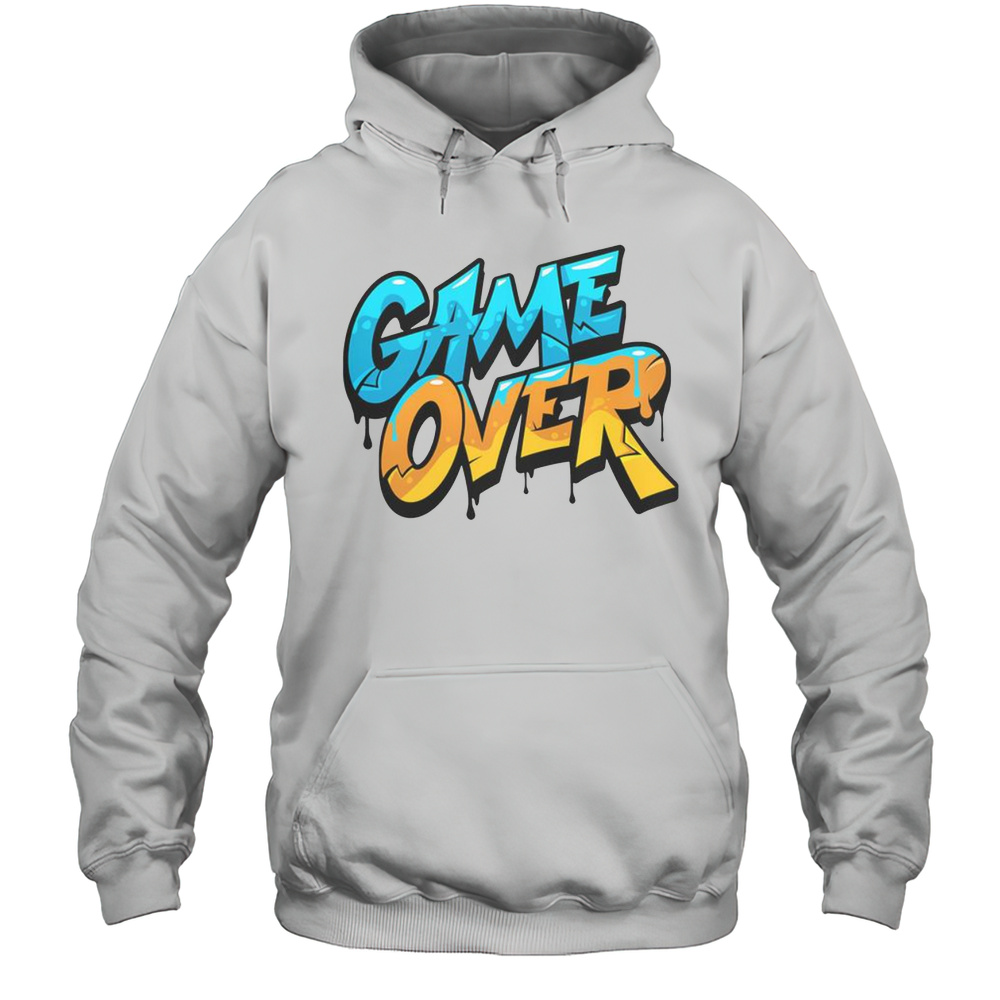 Pretty Game Over Gamer T-Shirt Unisex Hoodie