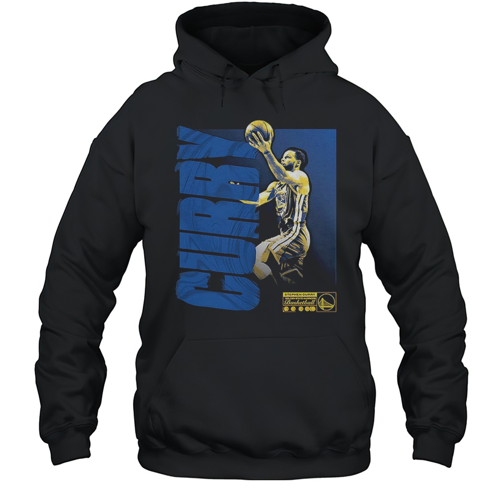 Stephen Curry Golden State Warriors NBA Basketball Player Wave Graphic Shirt Unisex Hoodie