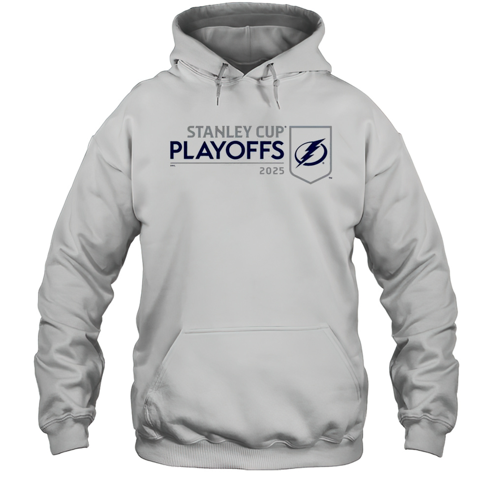 Tampa Bay Lightning 2025 Stanley Cup Playoffs Logo Shirt Unisex Hoodie