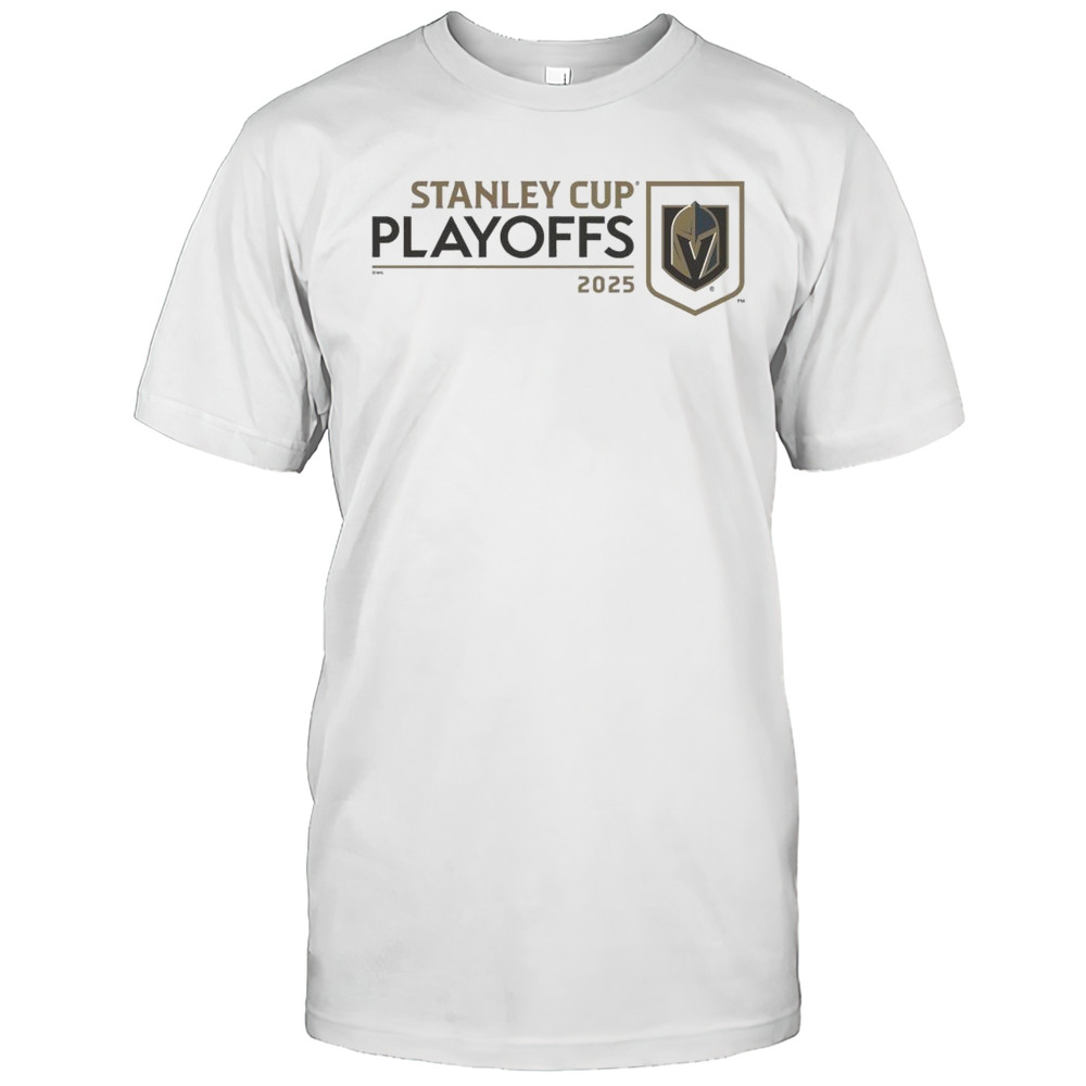 Vegas Golden Knights 2025 Stanley Cup Playoffs Logo Shirt