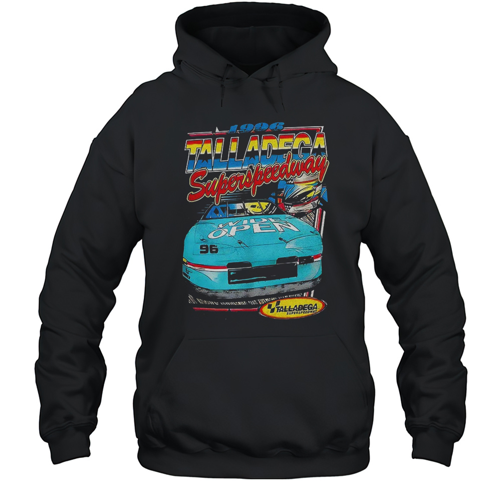 1996 Talladega Superspeedway Wide Open Vintage Shirt Unisex Hoodie