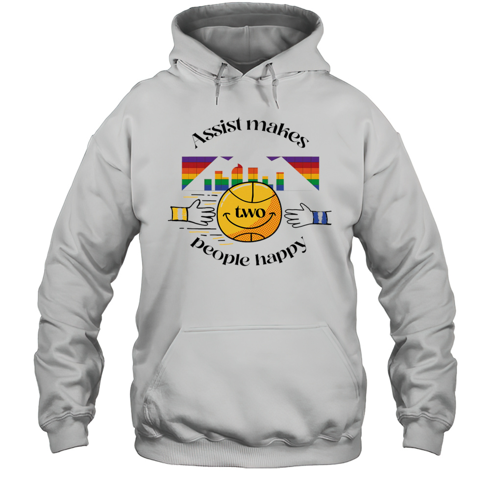 Assist Makes Two People Happy Shirt Unisex Hoodie