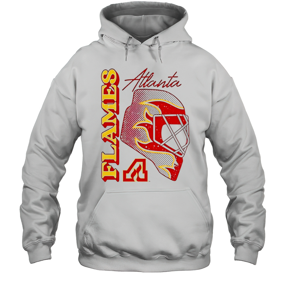 Atlanta Flames Hockey Helmet Red Shirt Unisex Hoodie