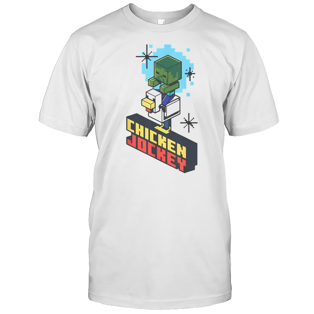Awesome Chicken Jockey Vintage Jockey Chicken Minecraft T-Shirt