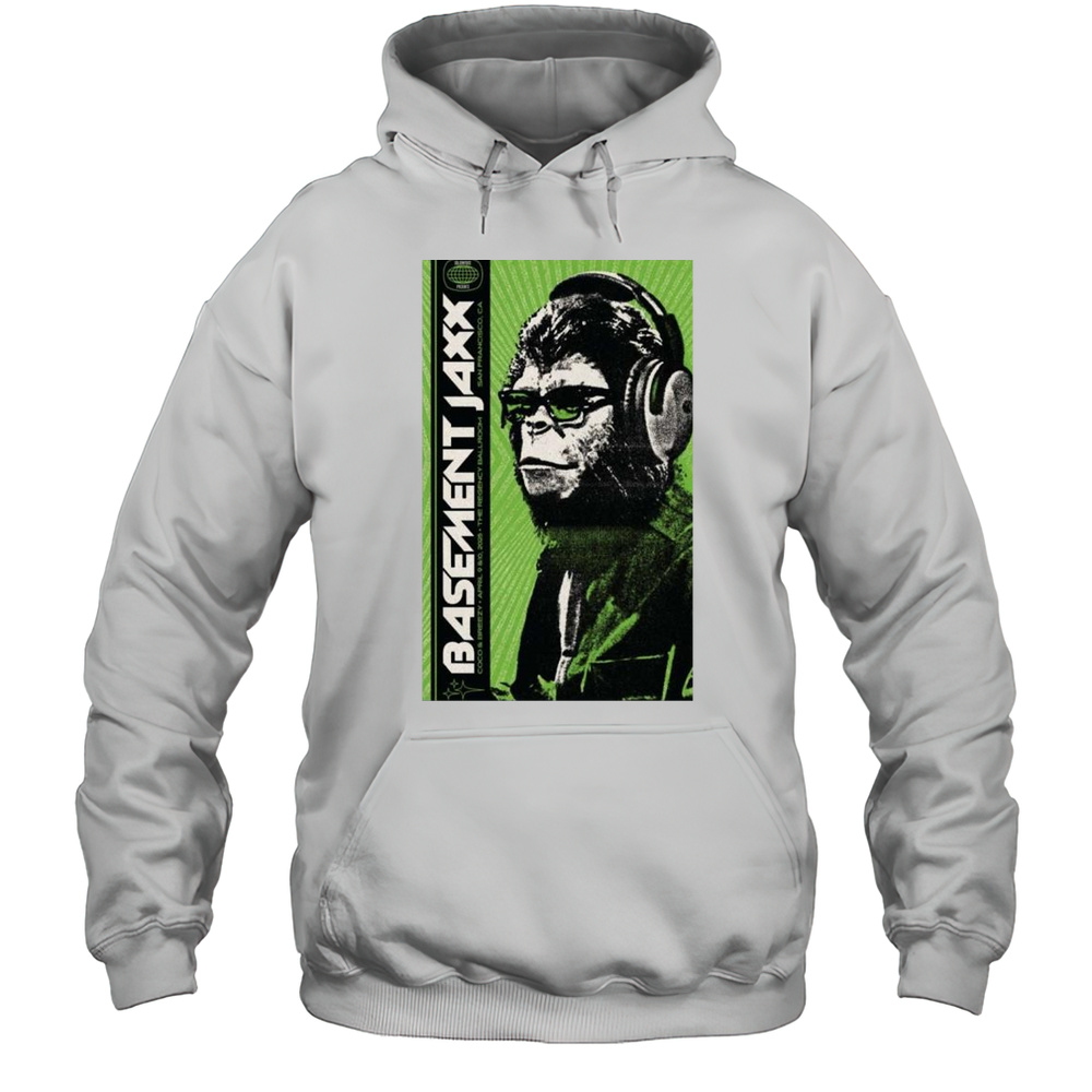 Basement Jaxx Apr 9-10 2025 Regency Ballroom San Francisco CA Concert T-shirt Unisex Hoodie