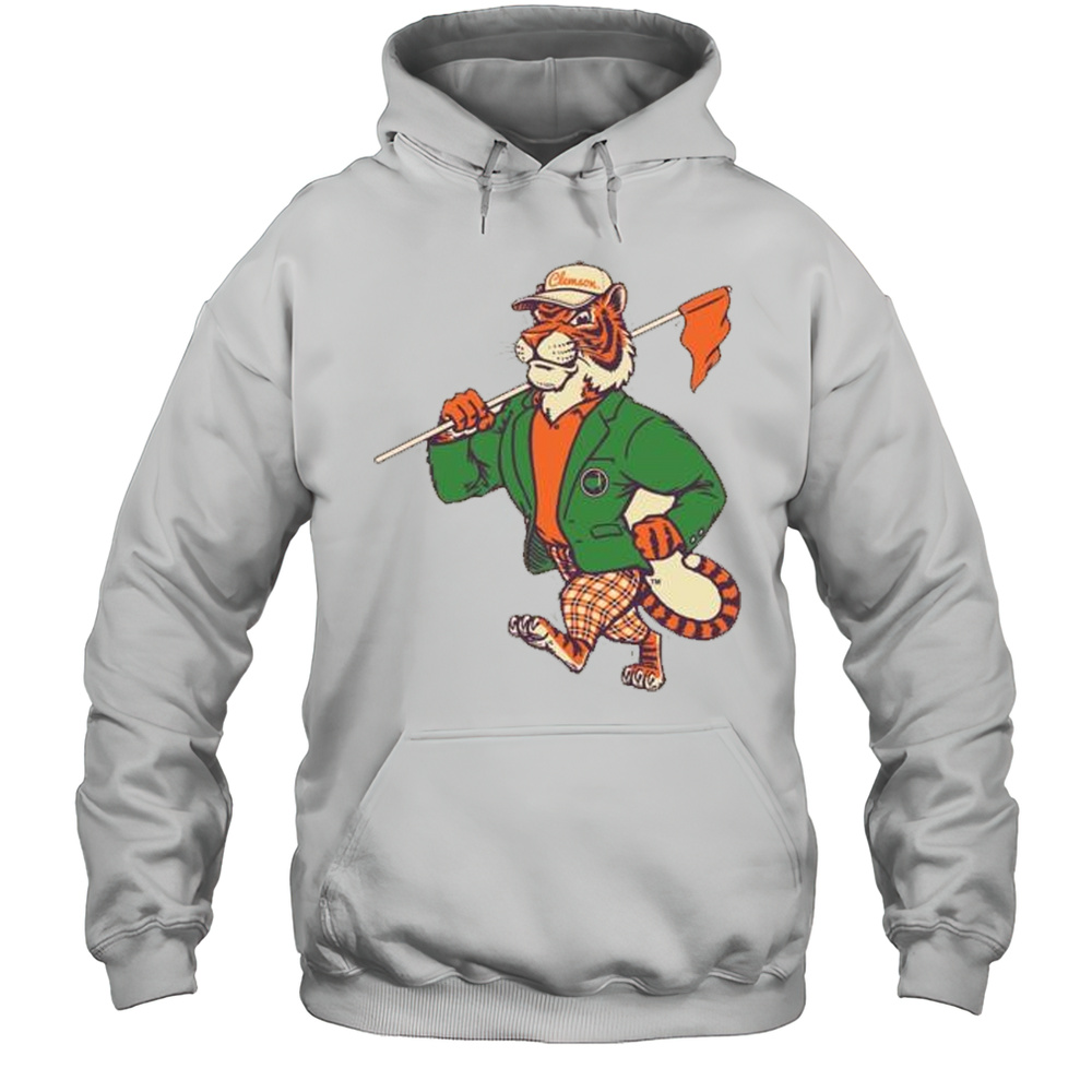 Clemson Tigers Golf Augusta Collection Mascot 2025 T-shirt Unisex Hoodie