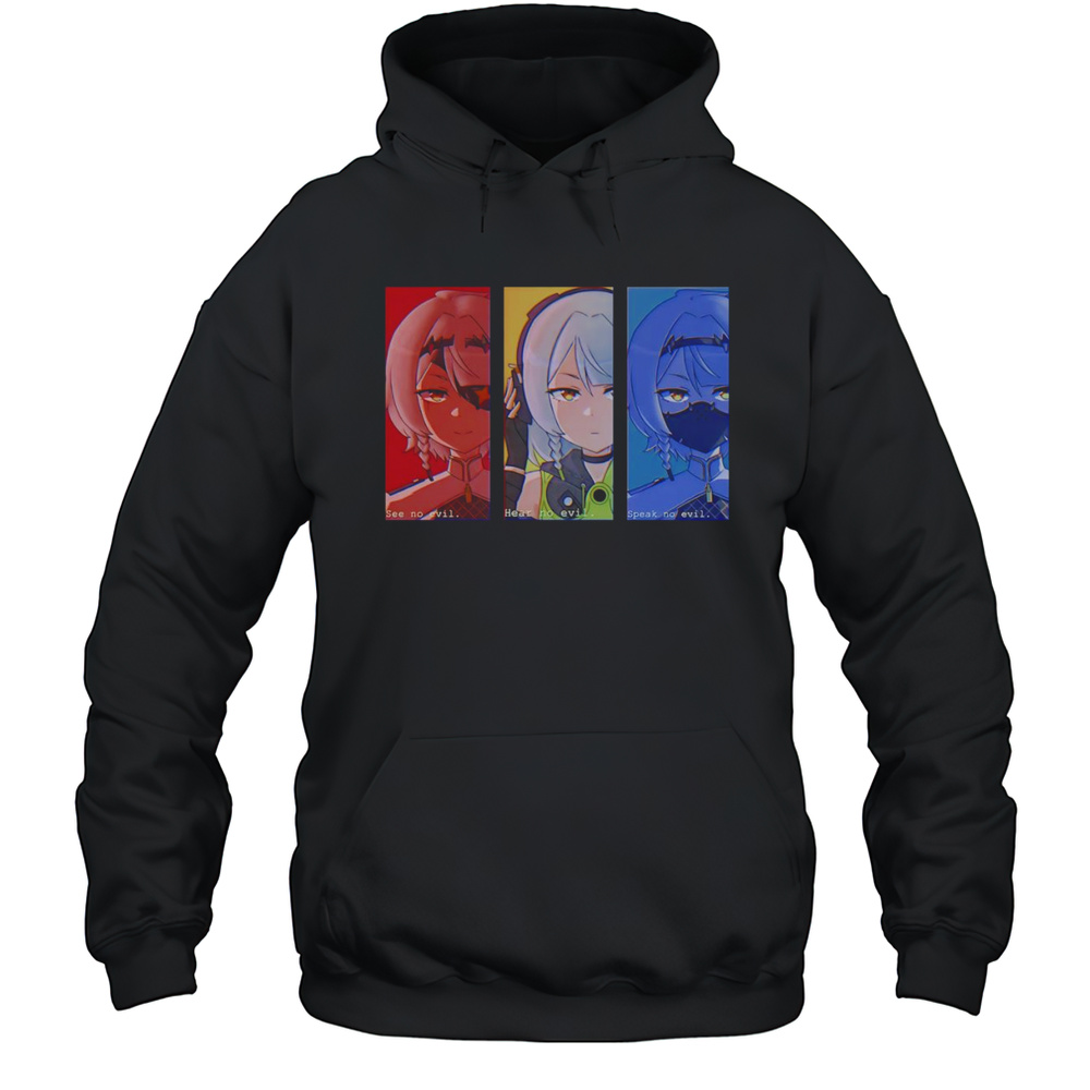 Evil Incarnate See No Evil Hear No Evil Speak No Evil Shirt Unisex Hoodie