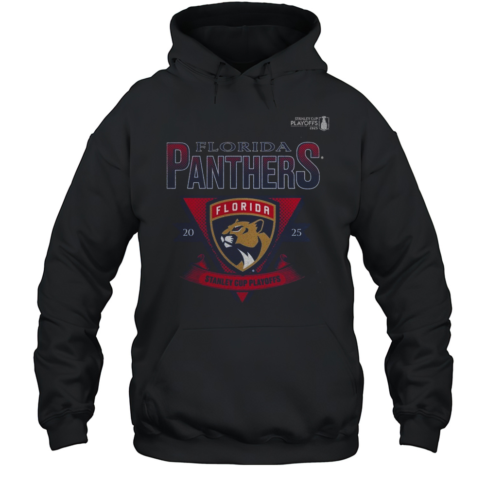 Florida Panthers 2025 Stanley Cup Playoffs Crossbar Tri-Blend Shirt Unisex Hoodie