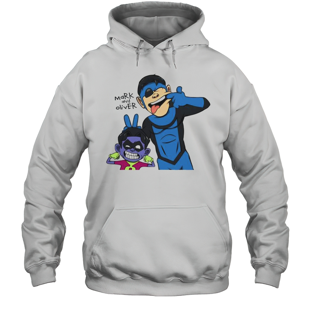 Funny Invincible Mark And Oliver T-Shirt Unisex Hoodie