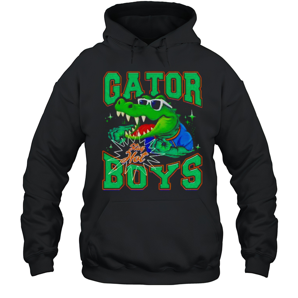 Gator Boys Stay Hot Florida Gators National Champions Mascot Shirt Unisex Hoodie