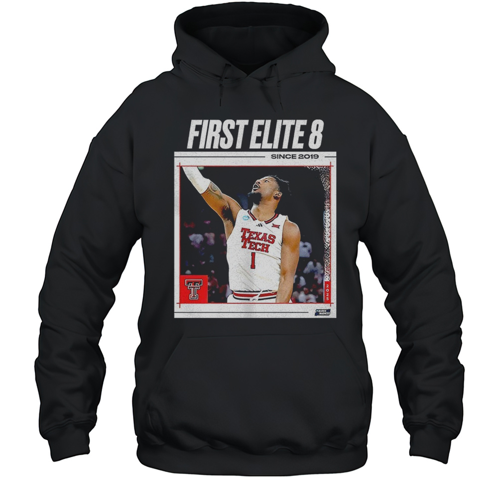 Kevin Overton Texas Tech Red Raiders Mens Basketball Welcome Back To The Elite 8 NCAA 2025 Shirt Unisex Hoodie