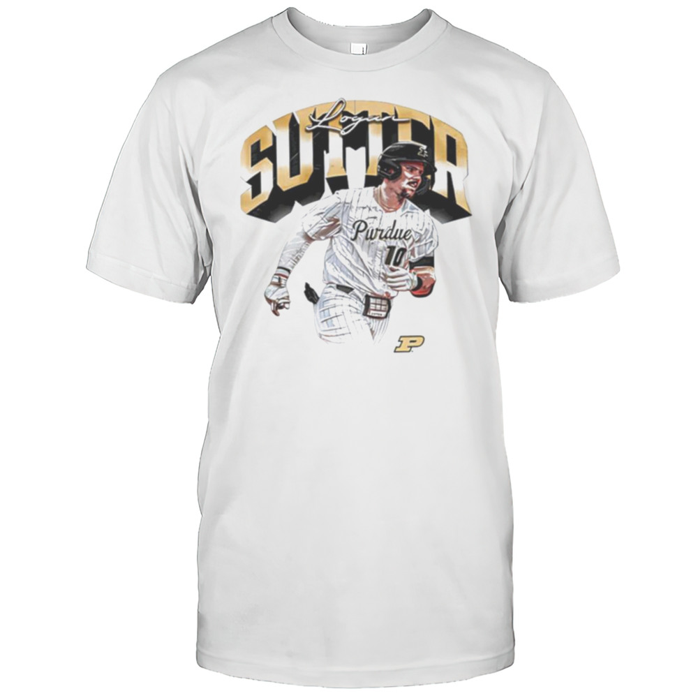 Logan Sutter Purdue Boilermakers Collage Shirt