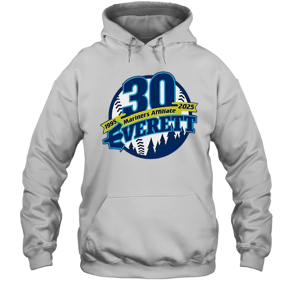 Mariners Affiliate Everett 30 Years 1995 2025 Shirt Unisex Hoodie