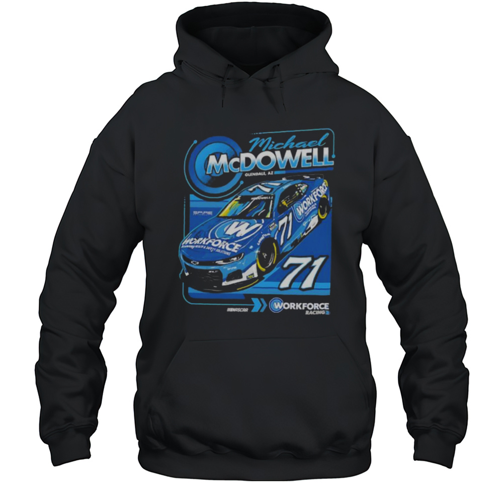 Michael McDowell No 71 Chevrolet ZL1 For Spire Motorsports Shirt Unisex Hoodie