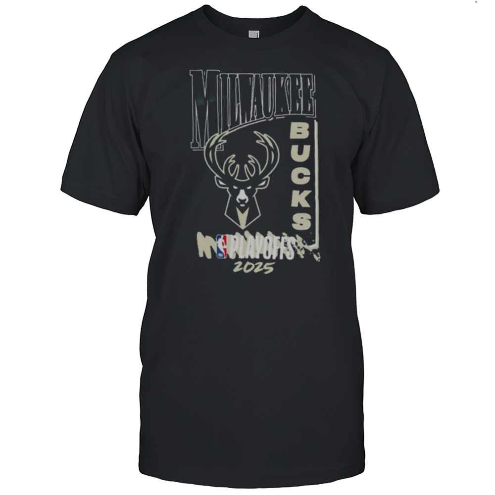 Milwaukee Bucks Youth 2025 NBA Playoffs Hype T Shirt