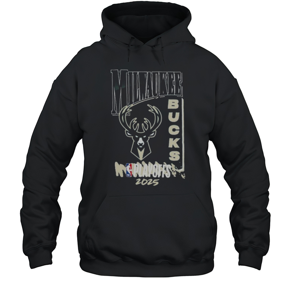 Milwaukee Bucks Youth 2025 NBA Playoffs Hype T Shirt Unisex Hoodie