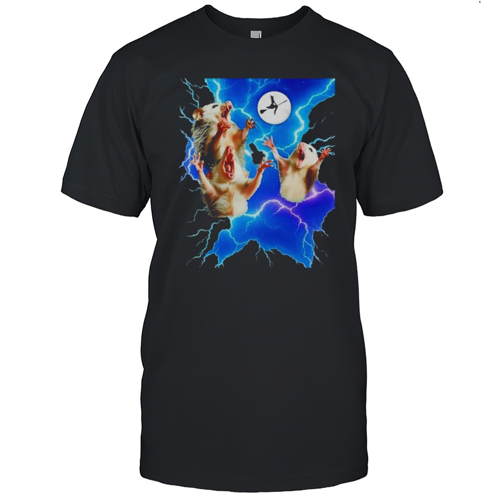 Moon 3 Opossum Weird Cursed Meme Shirt