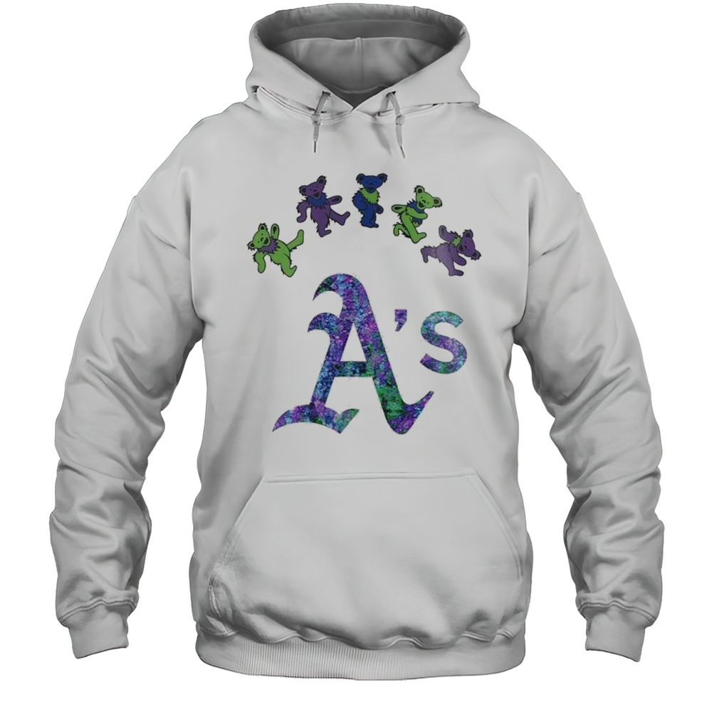 Oakland Athletics Grateful Dead Night 2025 Shirt Unisex Hoodie