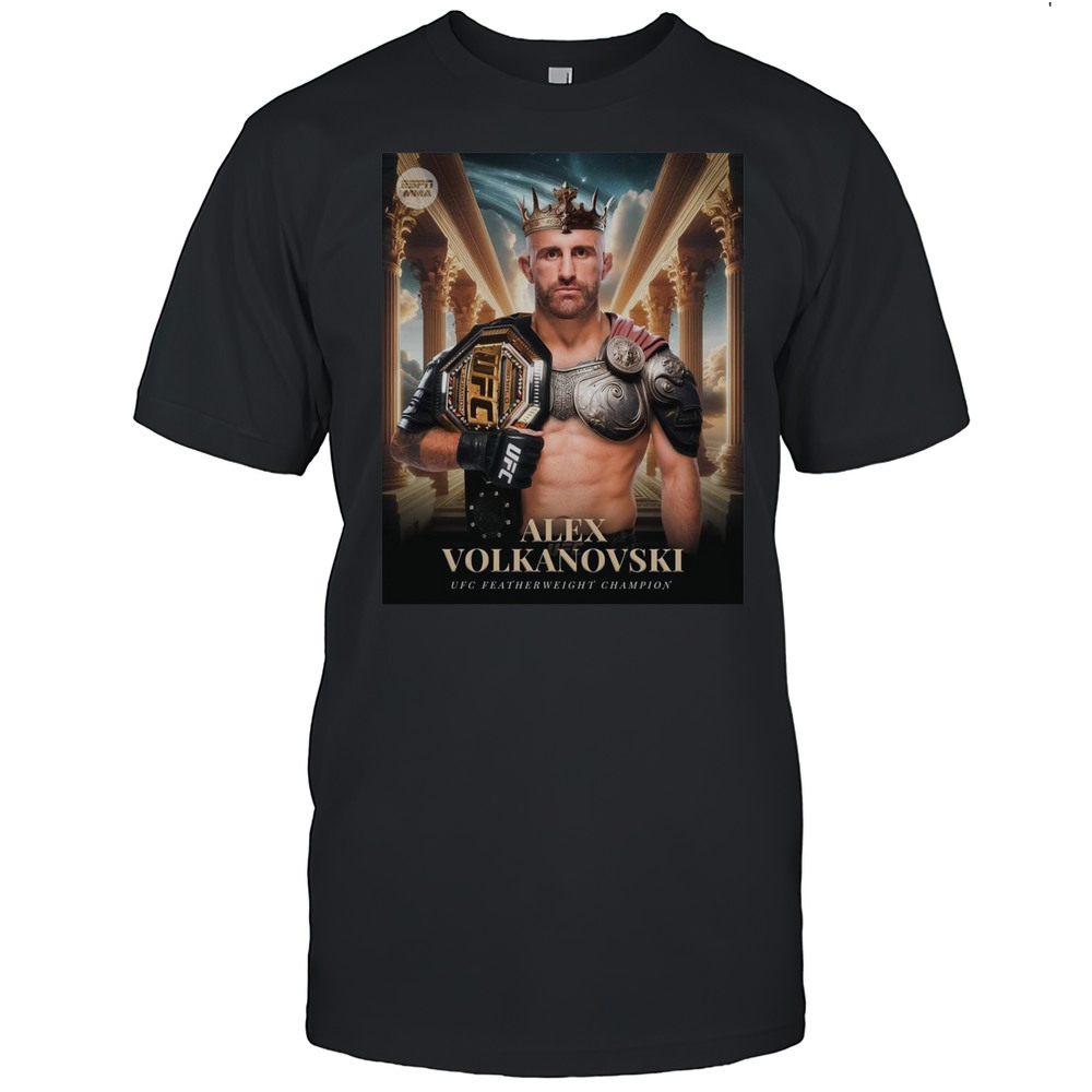 Poster Alexander Volkanovski Two-Time UFC Featherweight Champion Win At UFC 314 T-shirt