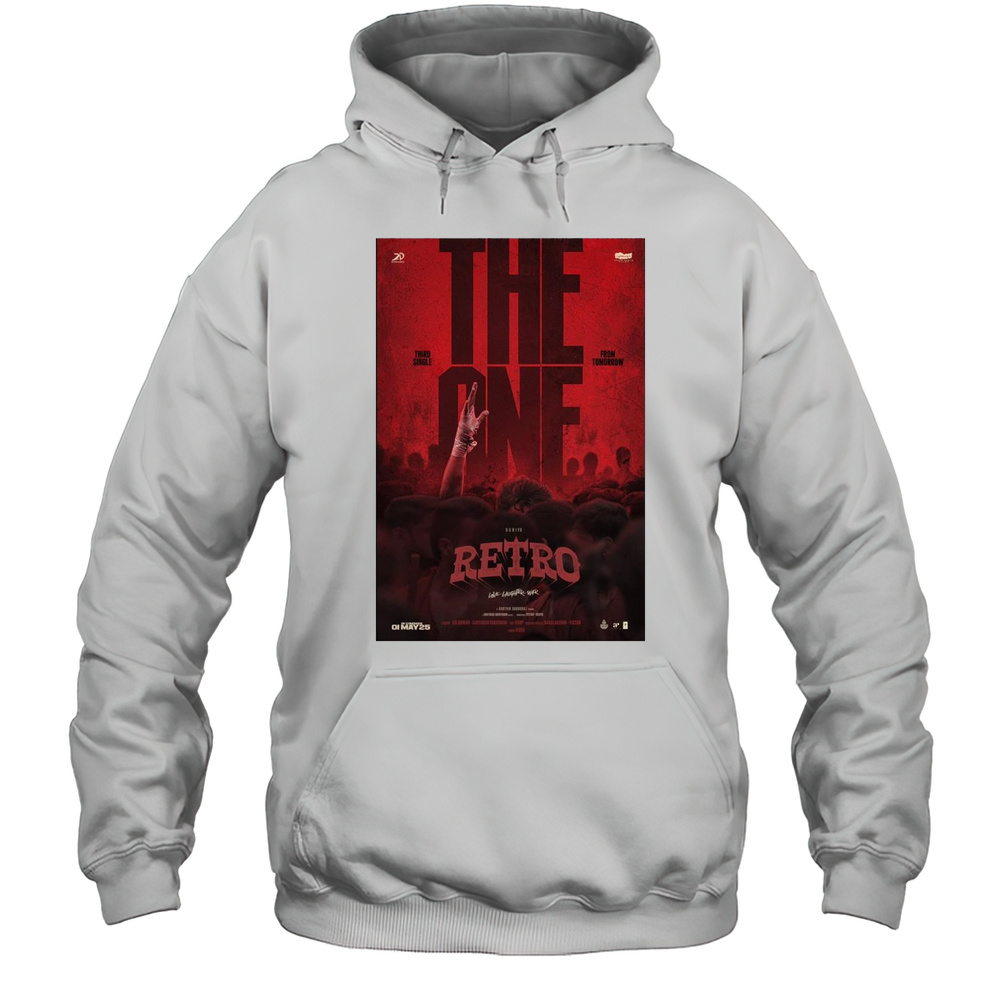Poster The One Song Suriya Retro Love Laughter War Third Single From Tomorrow In Cinemas May 25 2025 T-shirt Unisex Hoodie