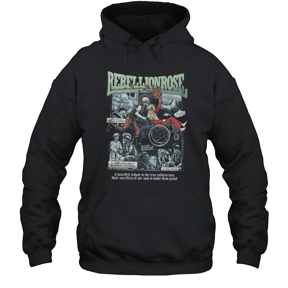 Rebellion Rose Terimakasih 2025 Shirt Unisex Hoodie