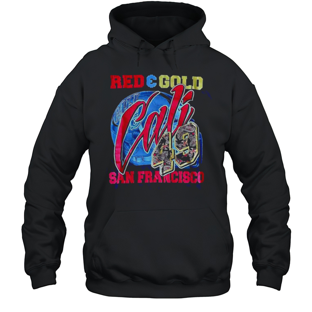 Red Gold Cali 49 San Francisco Shirt Unisex Hoodie