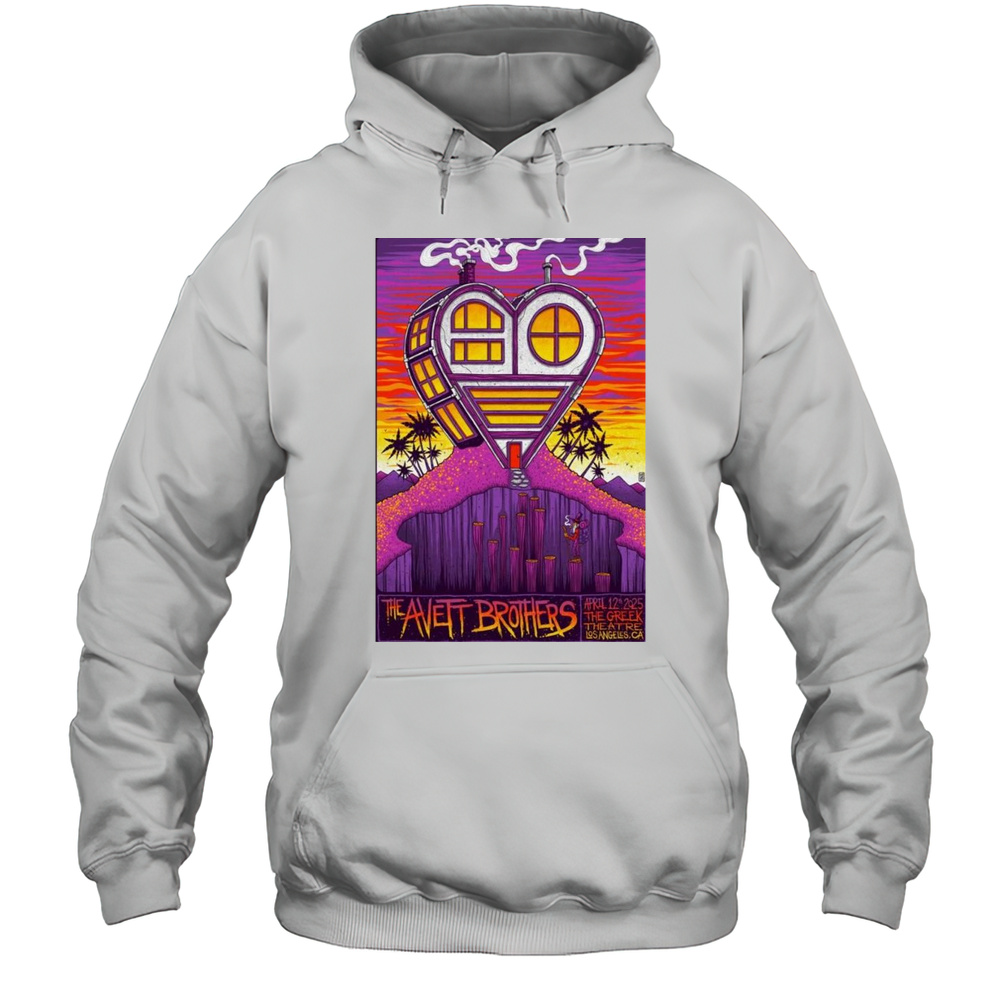 The Avett Brothers The Greek Theatre In Los Angeles CA 4-12-2025 Shirt Unisex Hoodie