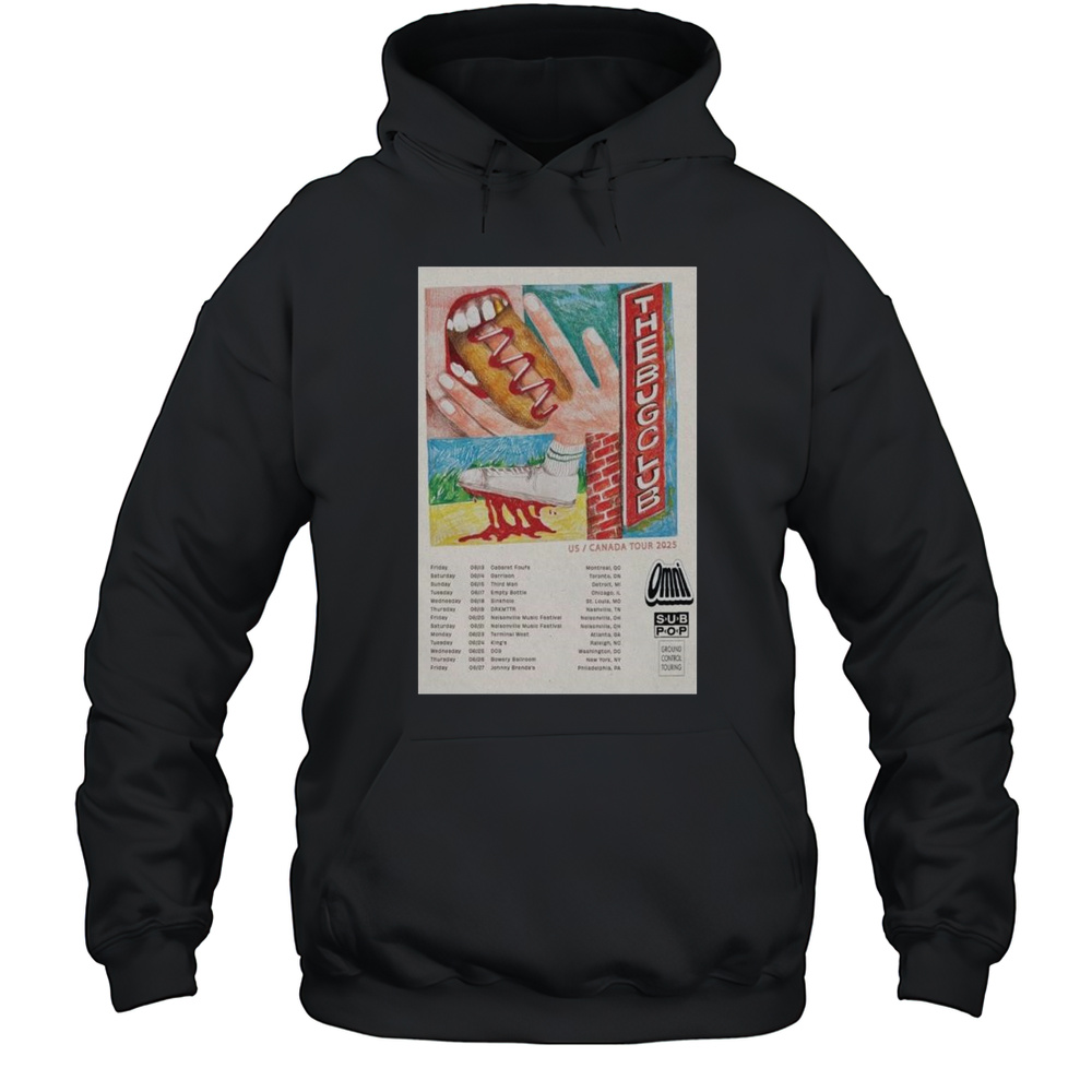 The Bug Club US Canada Tour 2025 T-shirt Unisex Hoodie