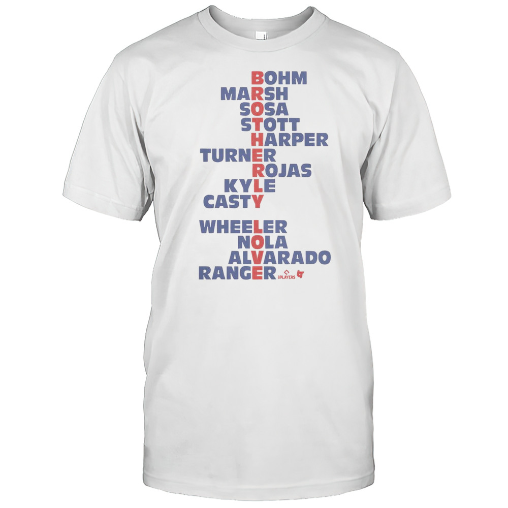 Top Philly Brotherly Love Names 2025 T-Shirt