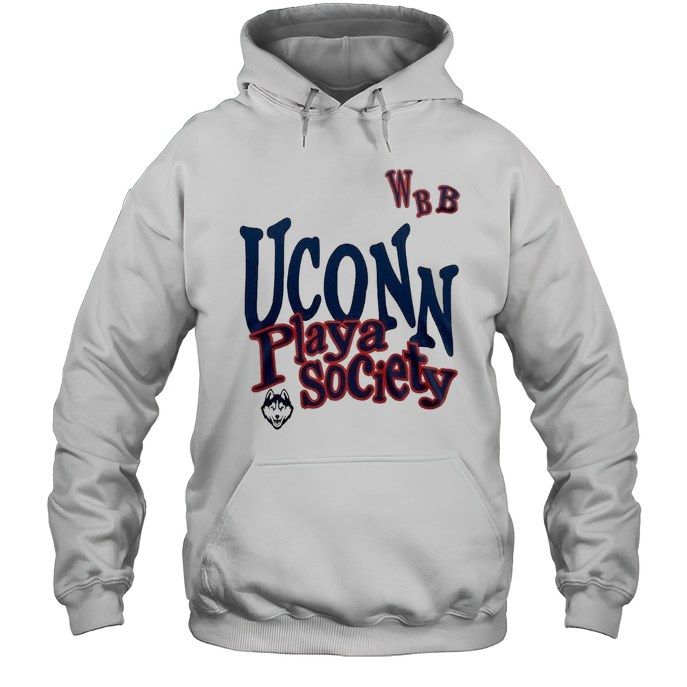 UConn Huskies Womens Basketball X Playa Society Shirt Unisex Hoodie