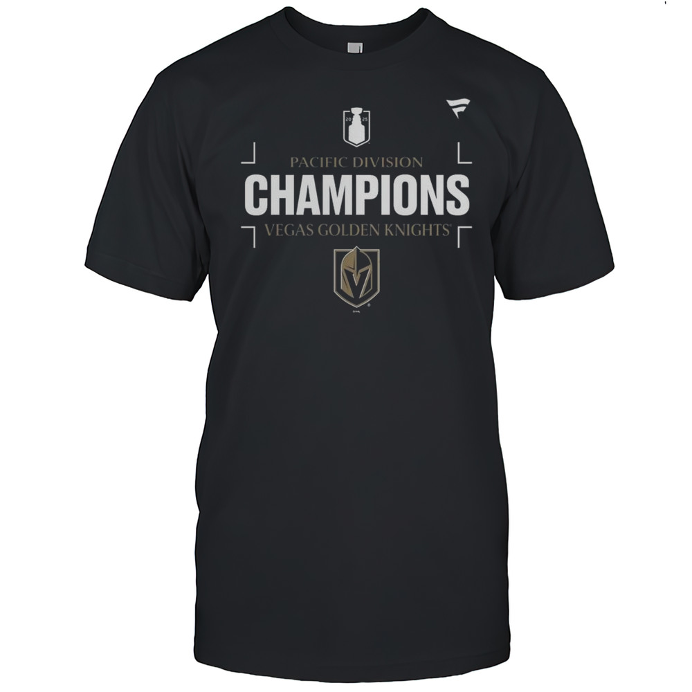 Vegas Golden Knights 2025 Pacific Division Champions Shirt