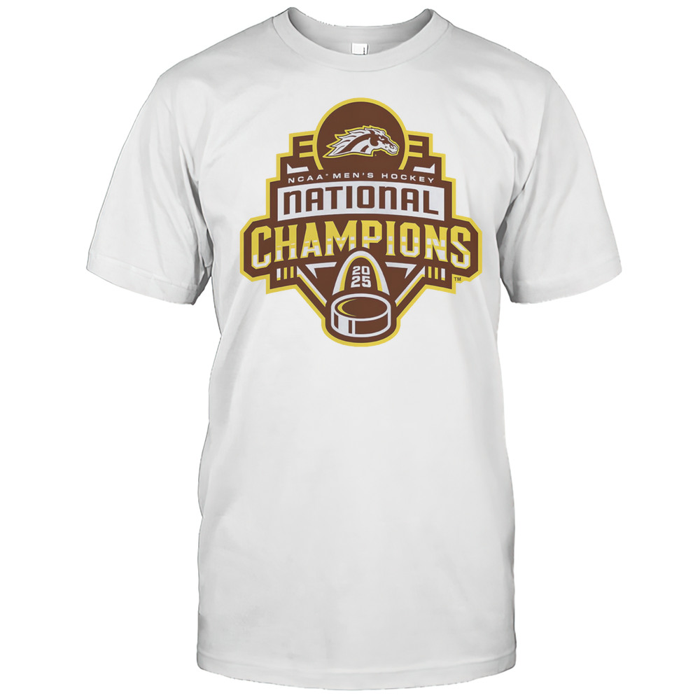 Western Michigan Broncos 2025 NCAA Frozen Four National Champions Logo Shirt