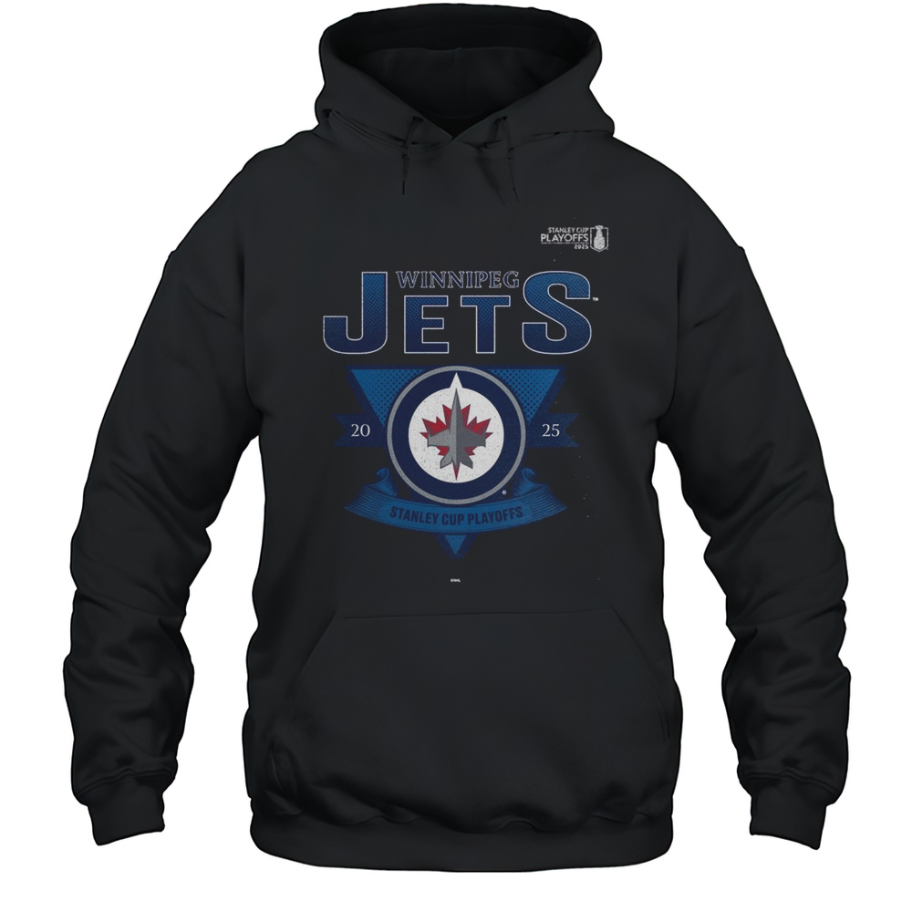 Winnipeg Jets 2025 Stanley Cup Playoffs Crossbar Tri-Blend Shirt Unisex Hoodie