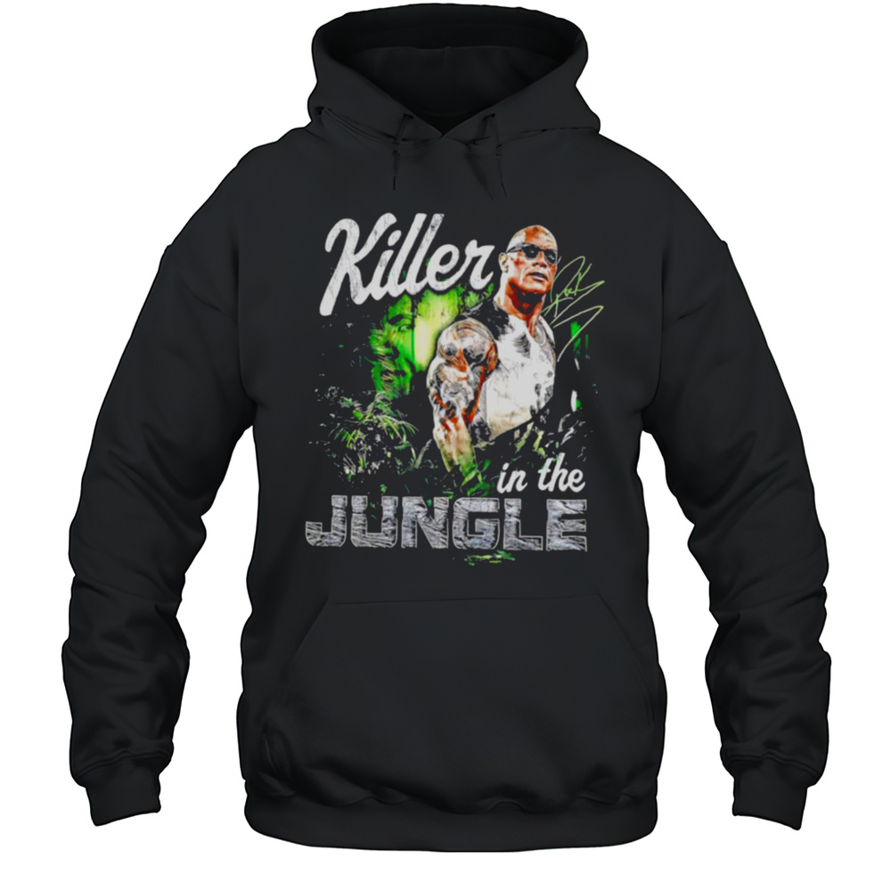 WWE The Rock Killer In The Jungle Shirt Unisex Hoodie