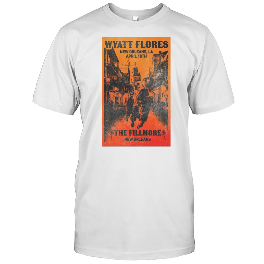 Wyatt Flores At The Fillmore In New Orleans LA On April 10 2025 Tour T-shirt