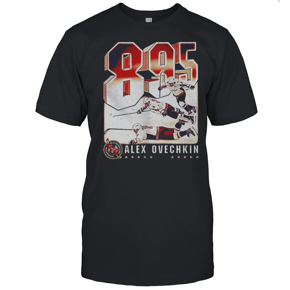 Alex Ovechkin Washington Capitals 895 Career Goals Celebration Shirt