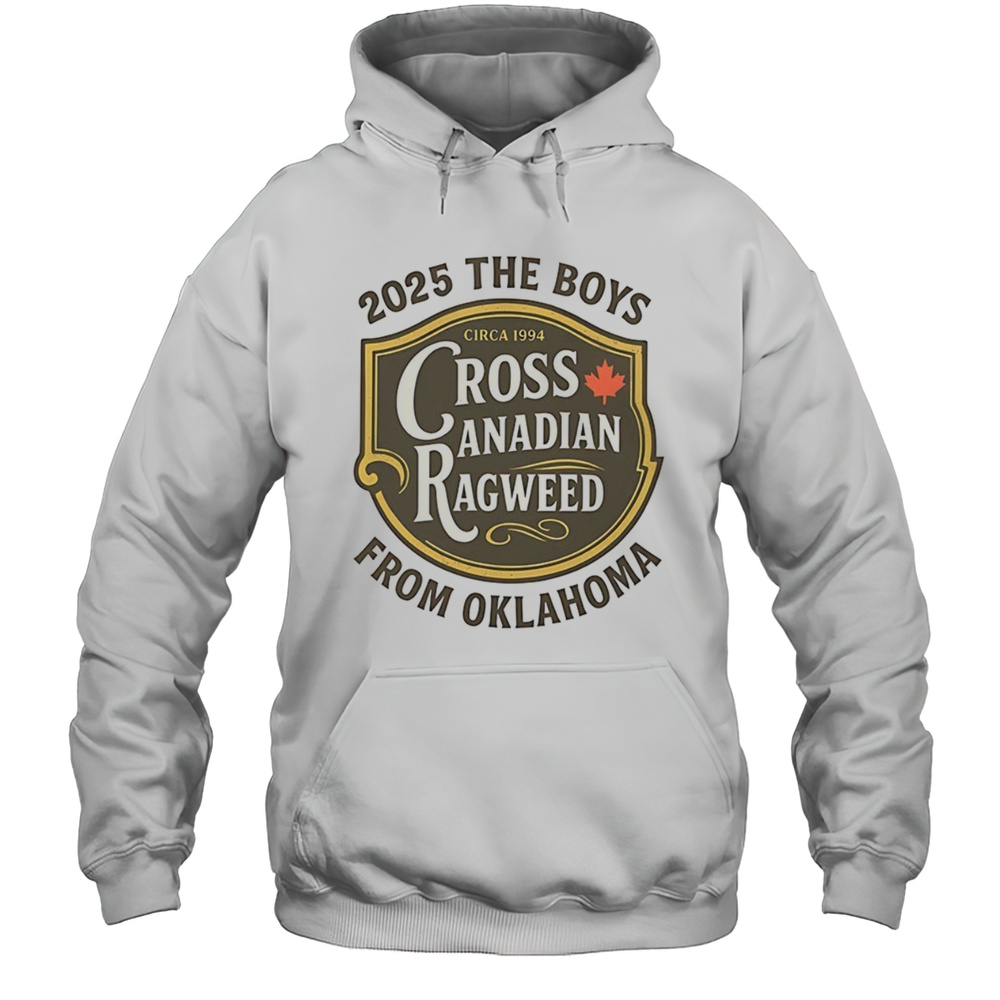 CCR The Boys From Oklahoma Cross Anadian Ragweed 2025 Shirt Unisex Hoodie