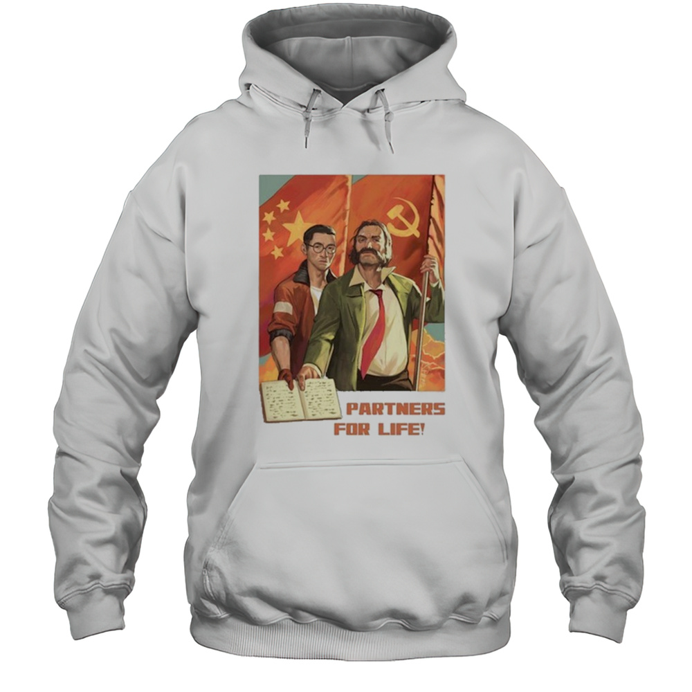 Disco Elysium Partners For Life T-shirt Unisex Hoodie