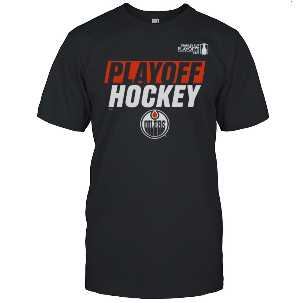 Edmonton Oilers 2025 Stanley Cup Playoffs Blue Cotton Participant Shirts