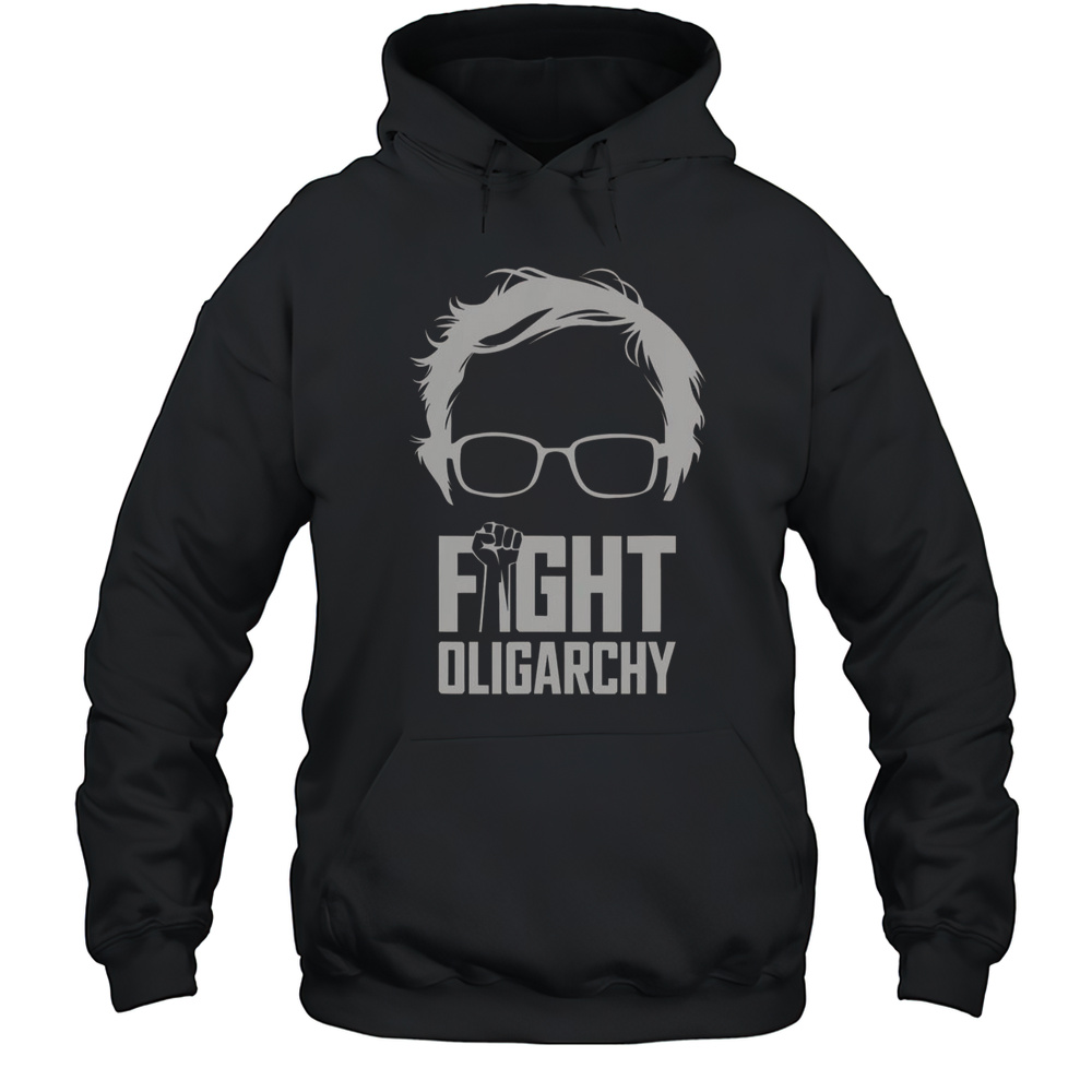 Fight Oligarchy Protest  Resist Bernie Sanders  AOC T-Shirt Unisex Hoodie