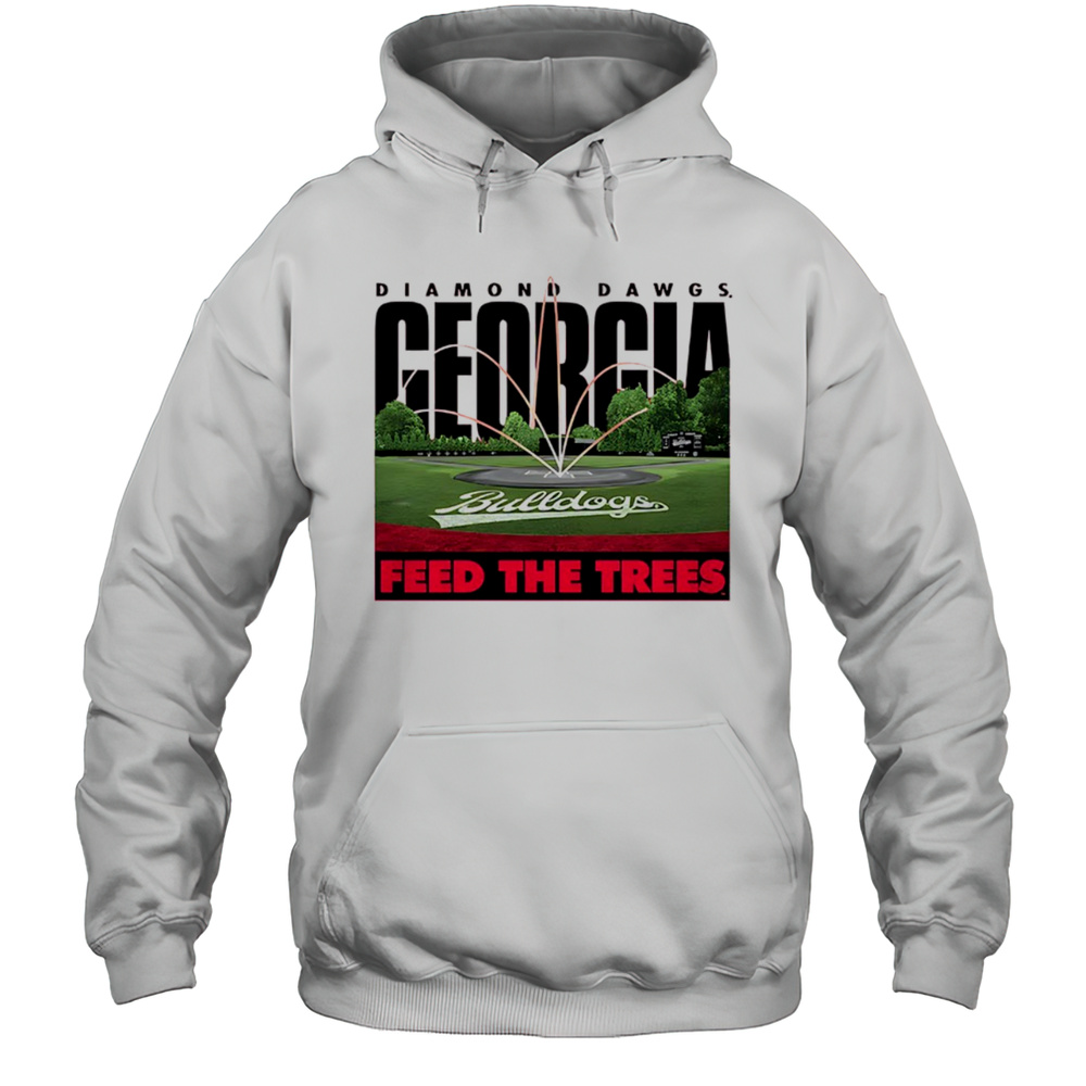 Georgia Bulldogs Diamond Dawgs Feed The Trees Shirt Unisex Hoodie