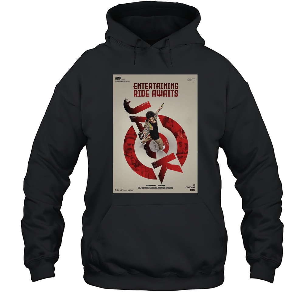 Jack Entertaining Ride Awaits Star Boy Siddu In Cinemas Now Bvsn Prasad Bhaskar 2025 Poster T-shirt Unisex Hoodie