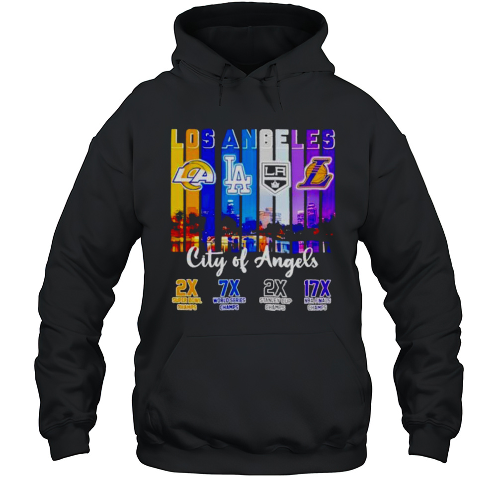 Los Angeles City Of Angels Shirt Unisex Hoodie