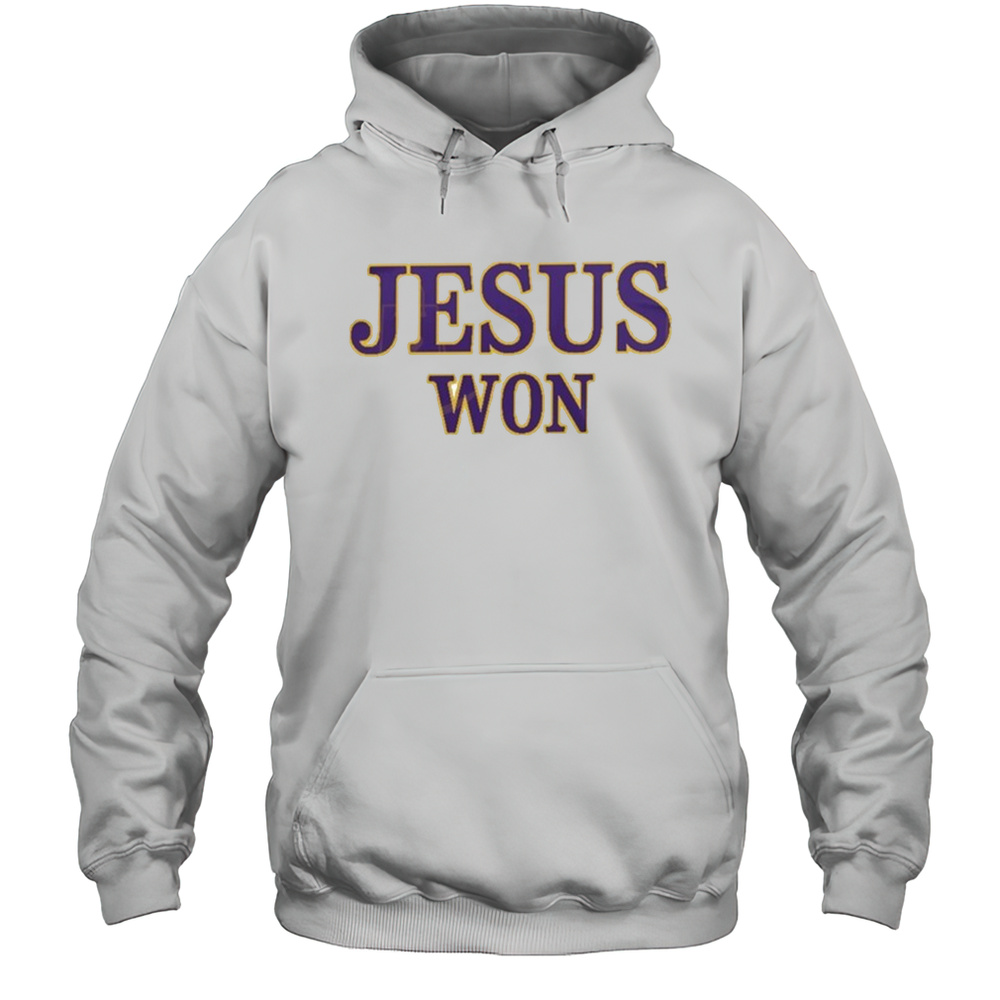 LSU Tigers Jesus Won T-shirt Unisex Hoodie