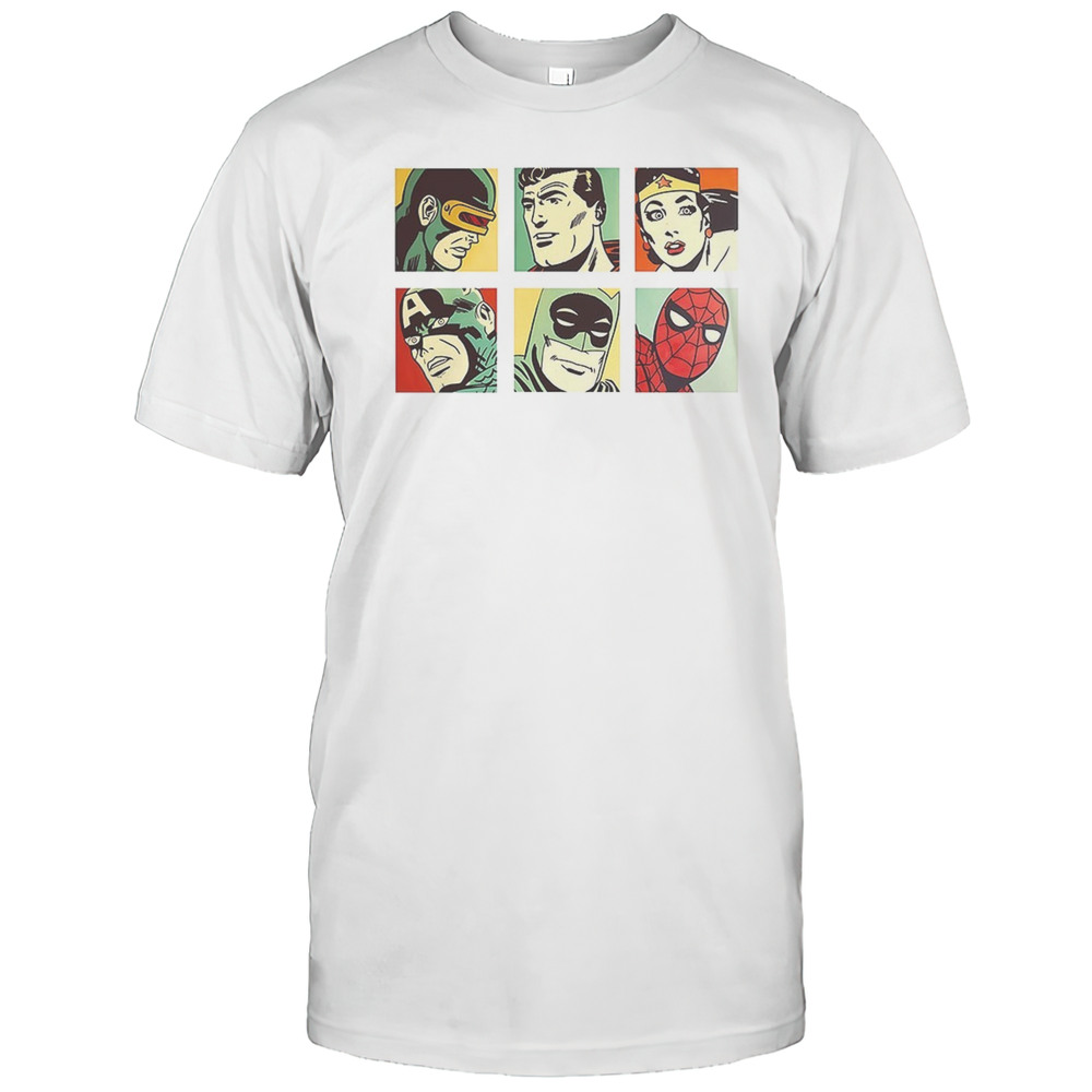 Marvel Comics Pop Art Painting Shirt