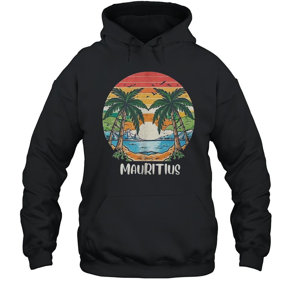 Mauritius Beach Vintage Shirt Unisex Hoodie