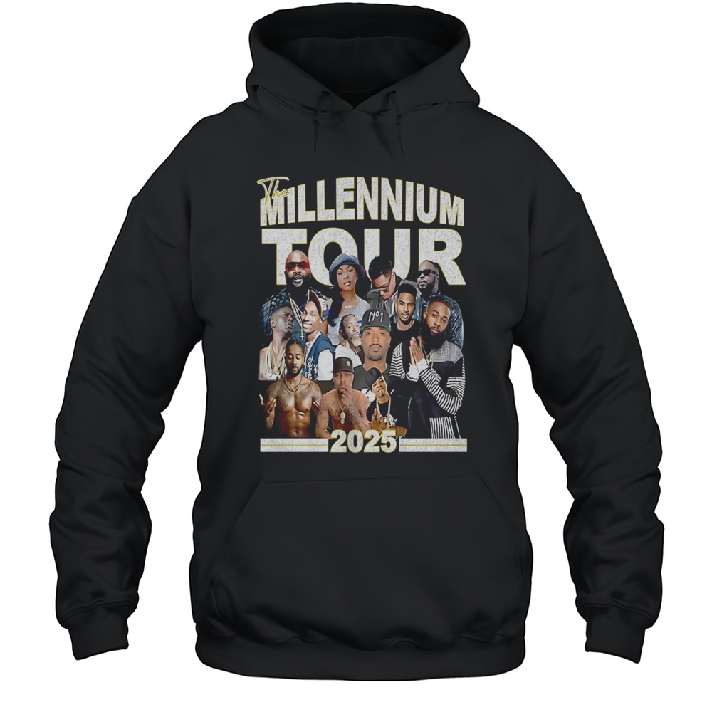 Millennium Tour 2025 Lights Graphic Shirt Unisex Hoodie